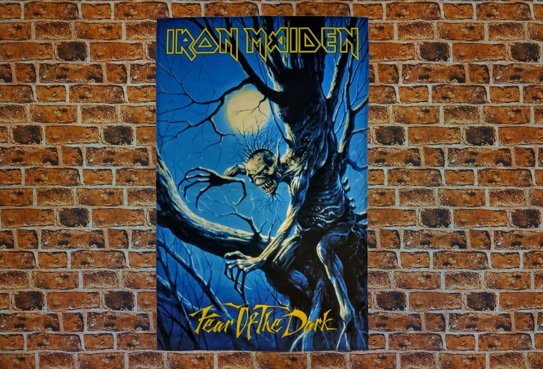 Iron Maiden - Fear Of The Dark Printed Textile Poster