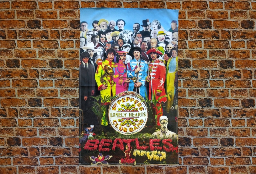 The Beatles - SGT Pepper Printed Textile Poster