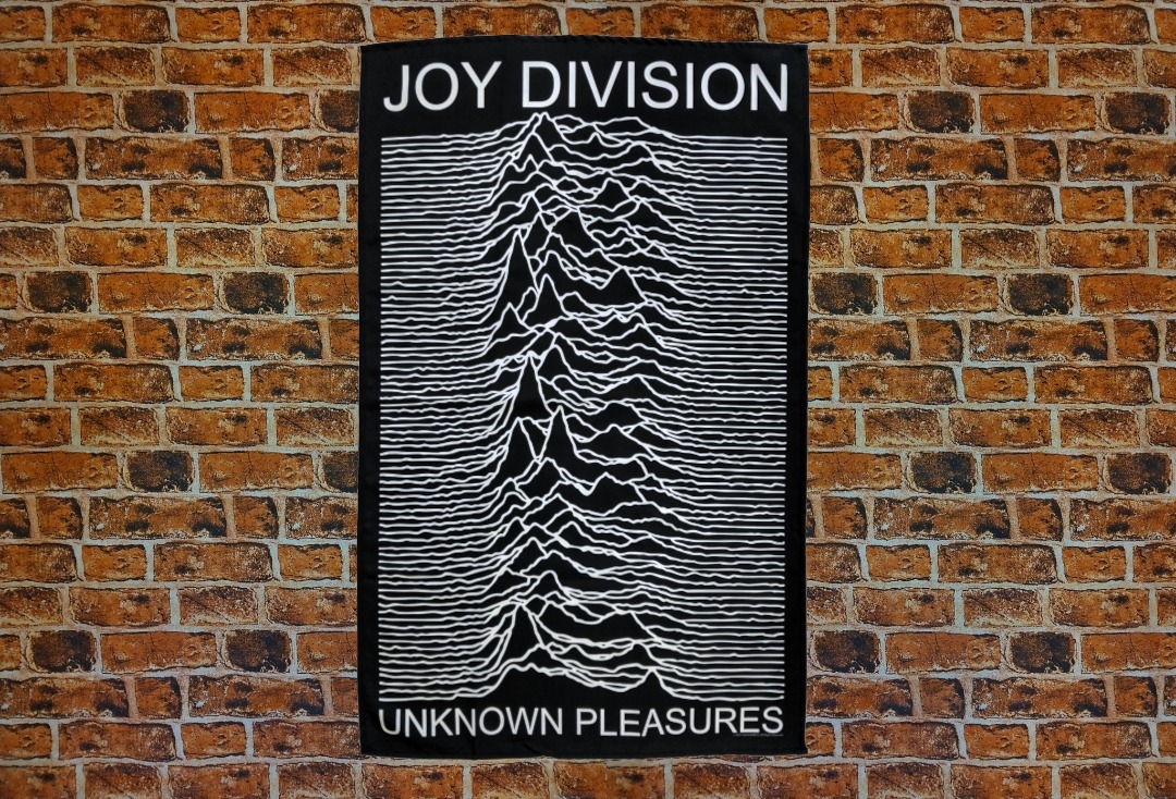 Joy Division - Unknown Pleasures Printed Textile Poster