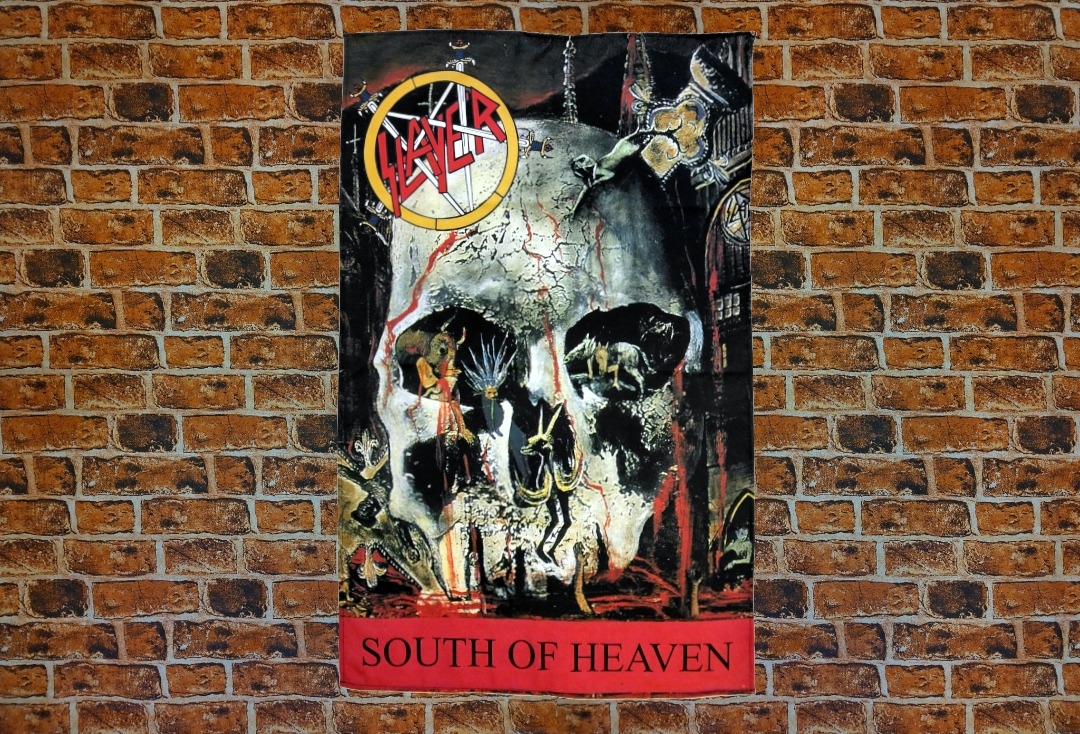 Slayer - South Of Heaven Sketch Printed Textile Poster