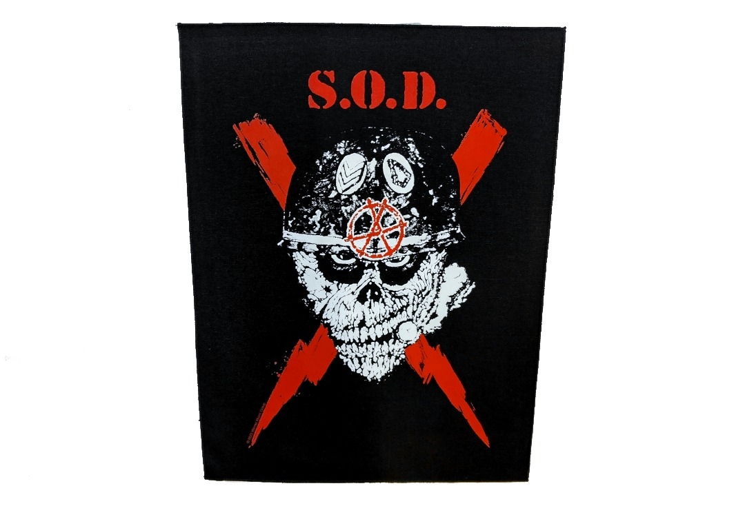 Stormtroopers Of Death - Scrawled Lightning Printed Back Patch