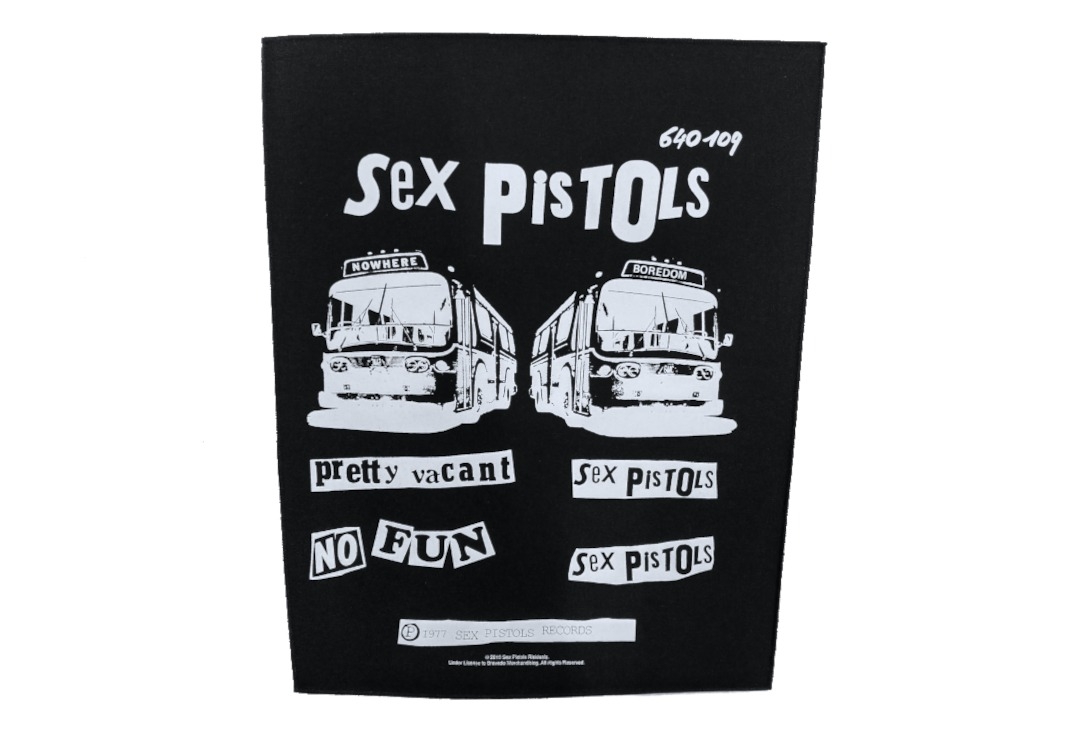 Sex Pistols - Pretty Vacant Printed Back Patch