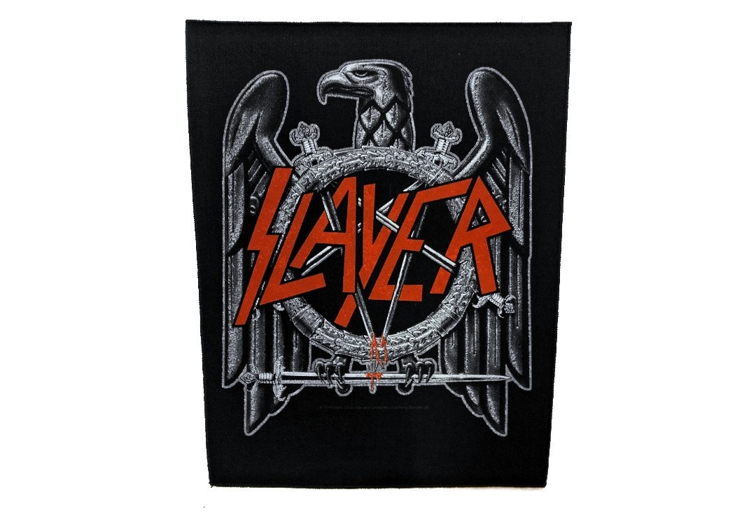 Slayer - Black Eagle Printed Back Patch