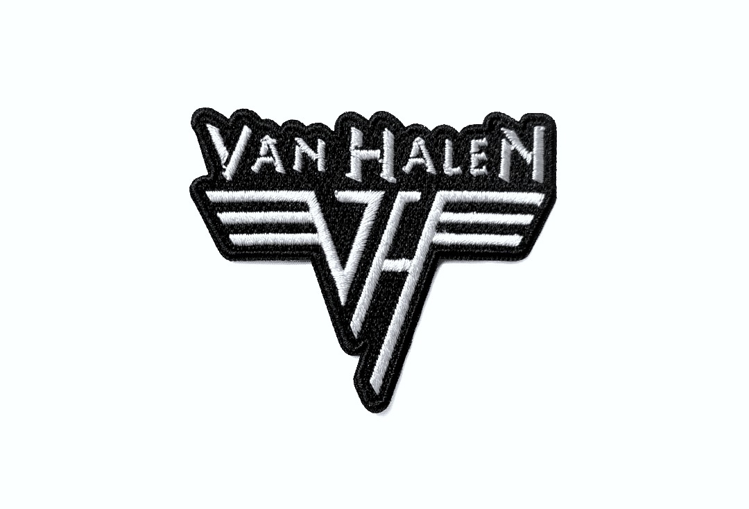 Van Halen - Black & White Retro Logo Iron On Embroidered Patch