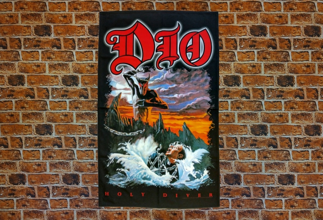 Dio - Holy Diver Printed Textile Poster