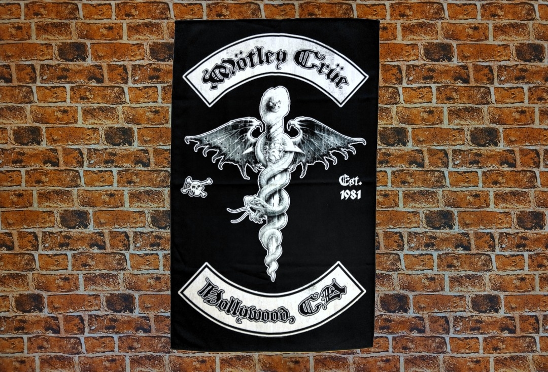 Motley Crue - Hollywood Printed Textile Poster