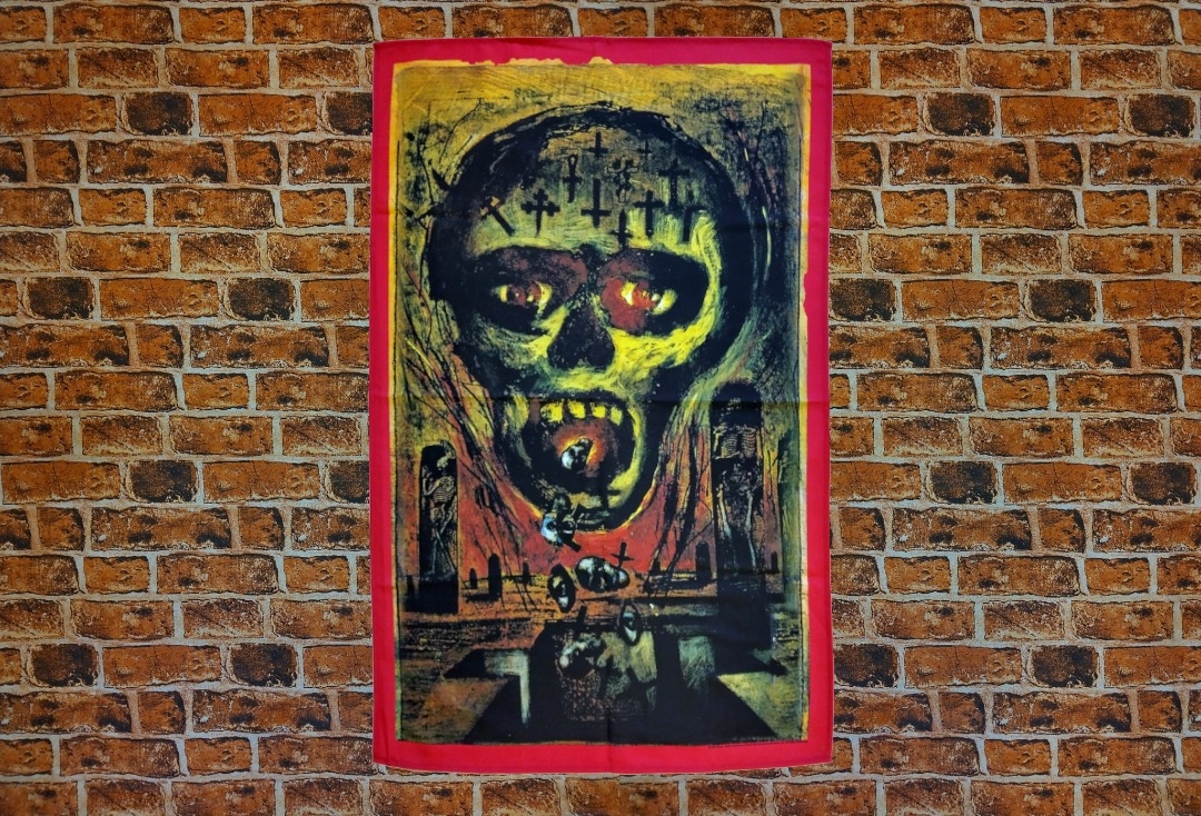 Slayer - Seasons In The Abyss Sketch Printed Textile Poster