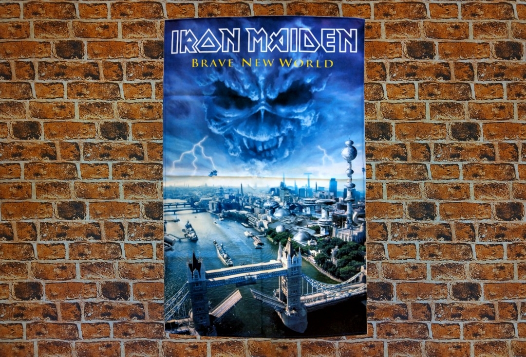 Iron Maiden - Brave New World Printed Textile Poster