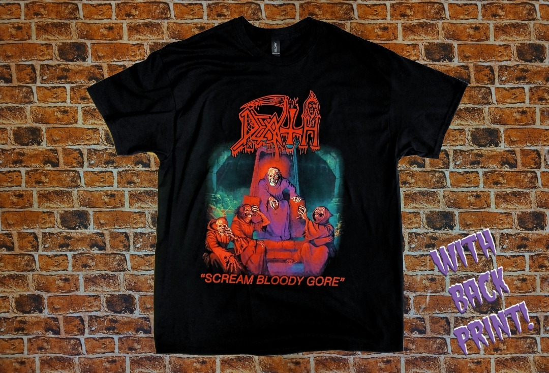 Death - Scream Bloody Gore Men's Official Short Sleeve T-Shirt - Front