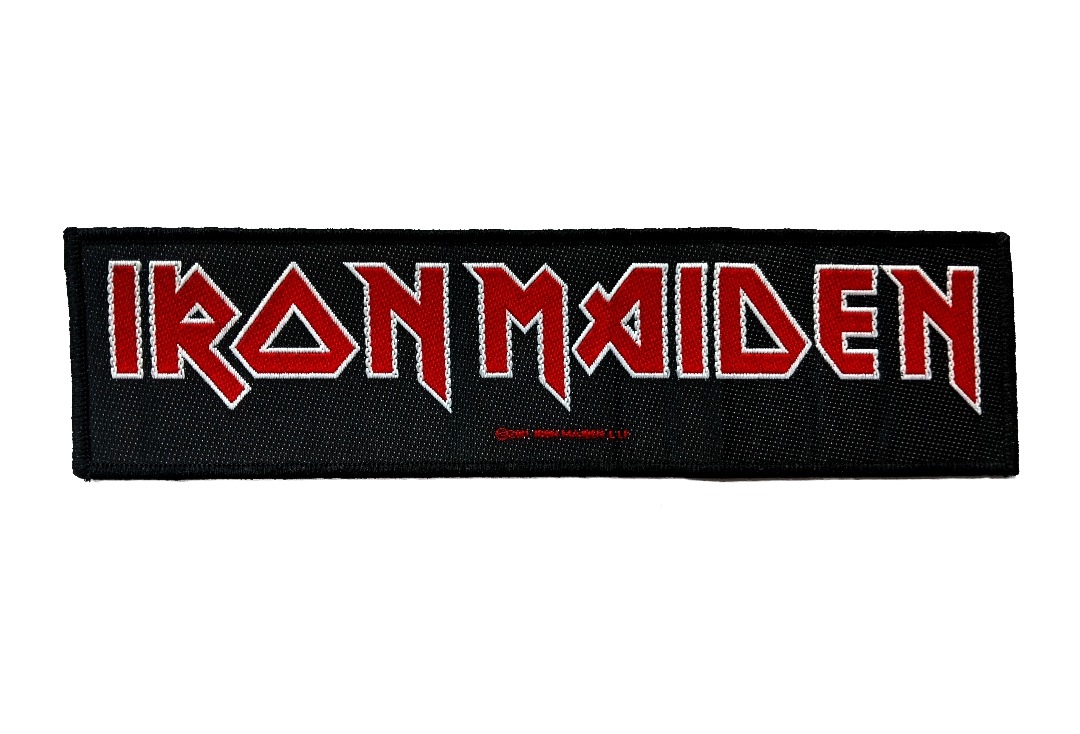 Iron Maiden - Logo Woven Super Strip Patch