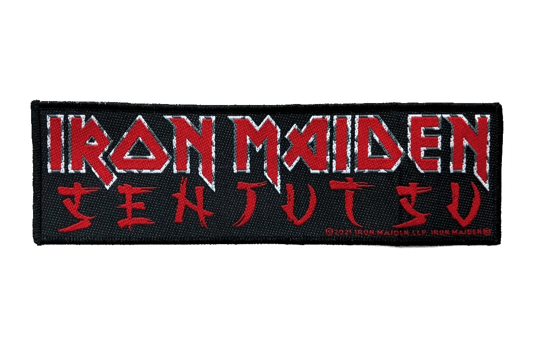 Iron Maiden - Senjutsu Logo Woven Super Strip Patch