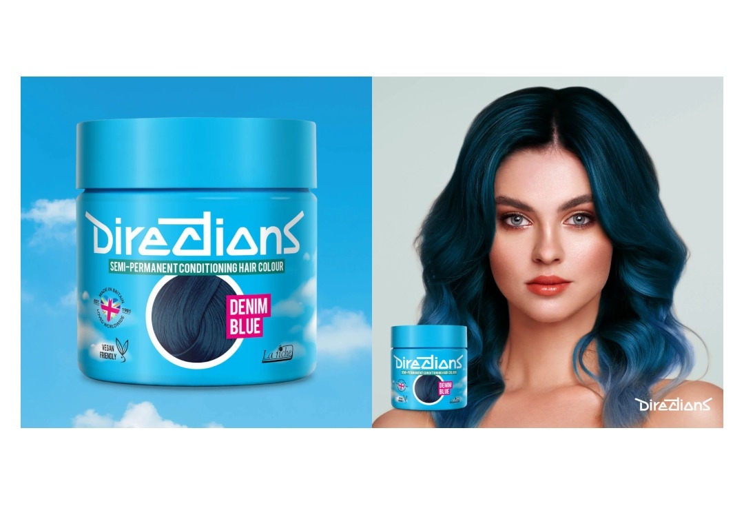 Denim Blue Directions Semi-Permanent Hair Colour
