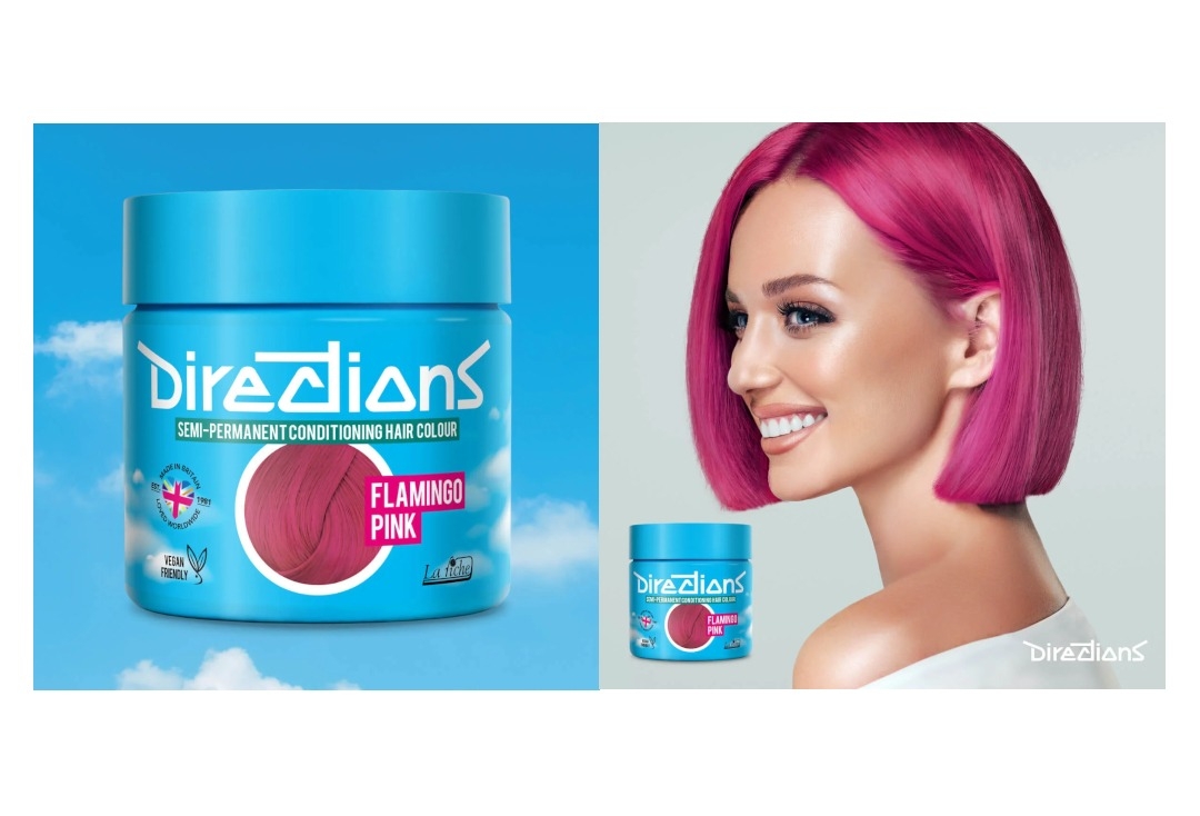 Flamingo Pink Directions Semi-Permanent Hair Colour