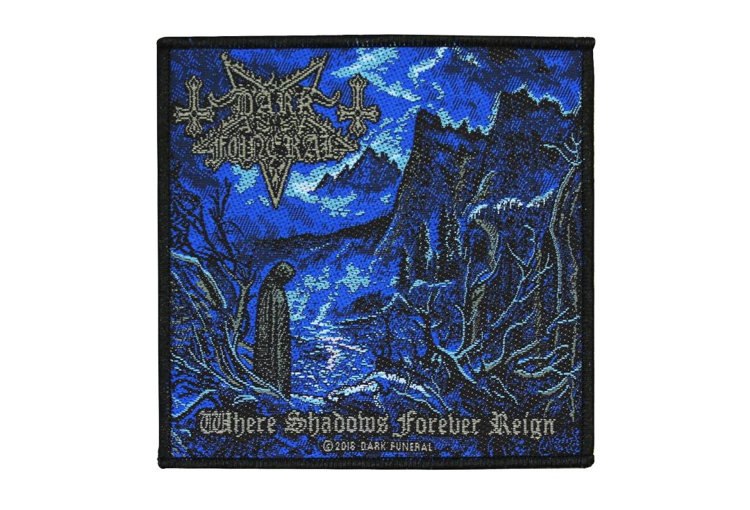 Official Band Merch | Dark Funeral - Where Shadows Forever Reign Woven Patch