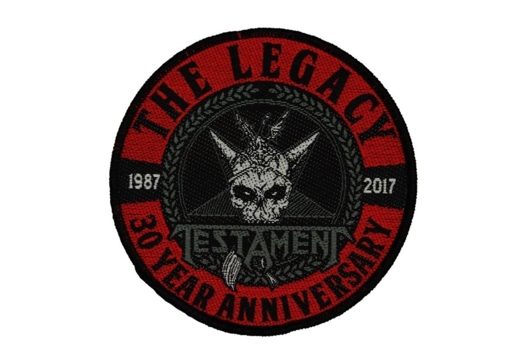 Official Band Merch | Testament - Legacy 30th Anniversary Woven Patch