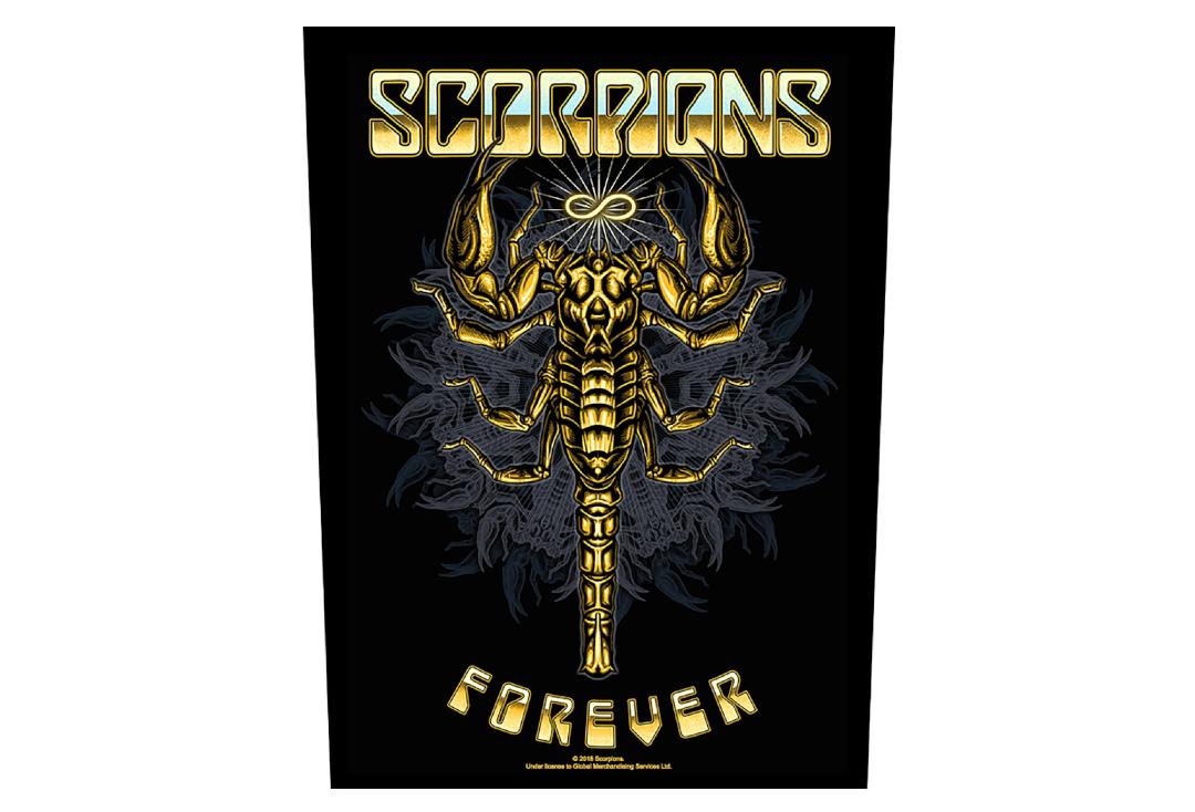 Official Band Merch | Scorpions - Forever Printed Back Patch