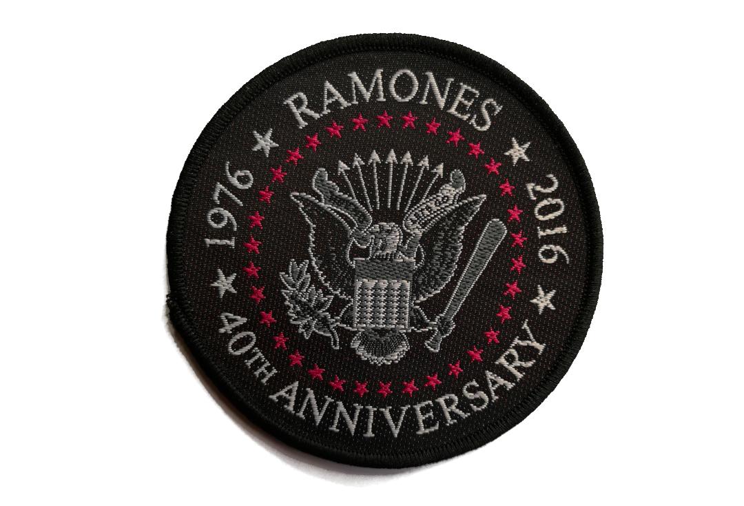 Official Band Merch | Ramones - 40th Anniversary Woven Patch