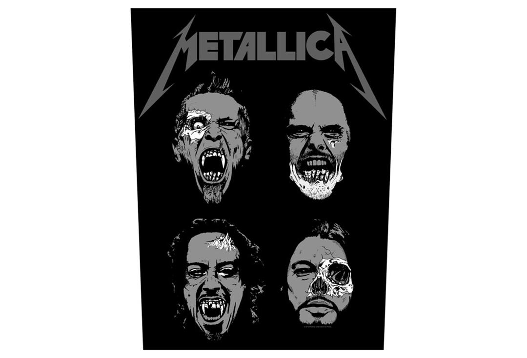 Official Band Merch | Metallica - Undead Printed Back Patch
