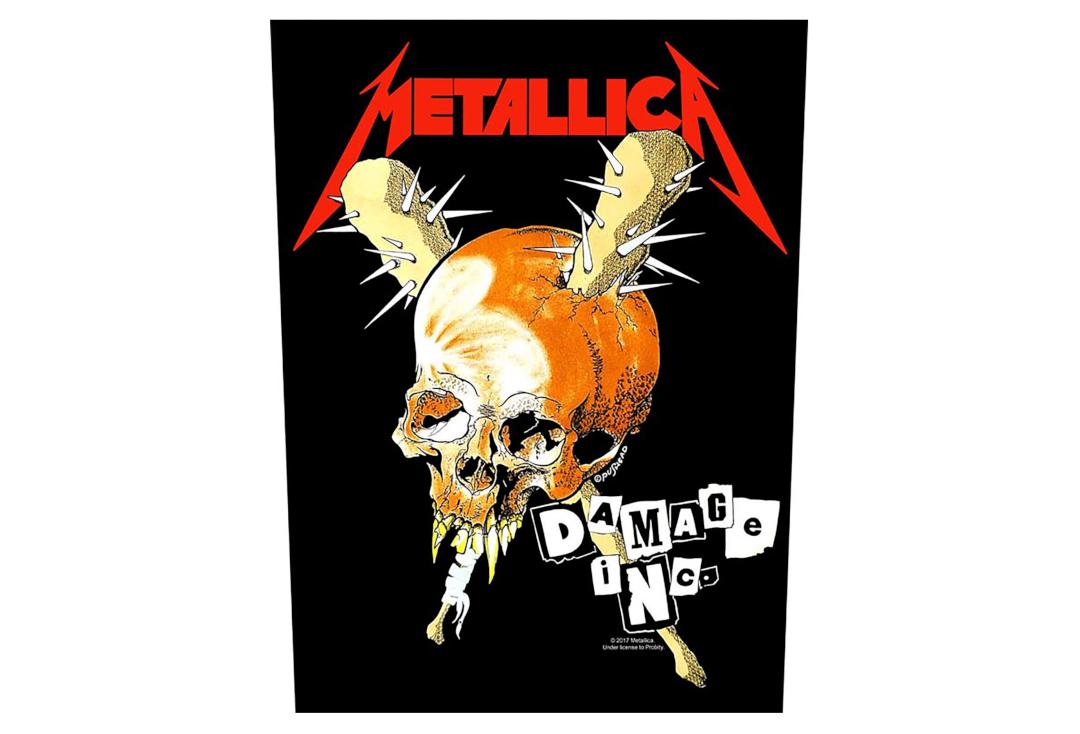 Official Band Merch | Metallica - Damage Inc. Printed Back Patch