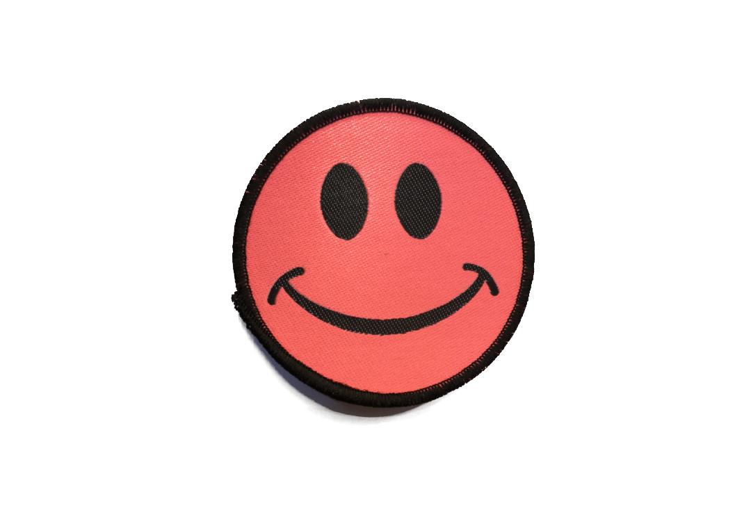Void Clothing | Pink Smiley Woven Patch