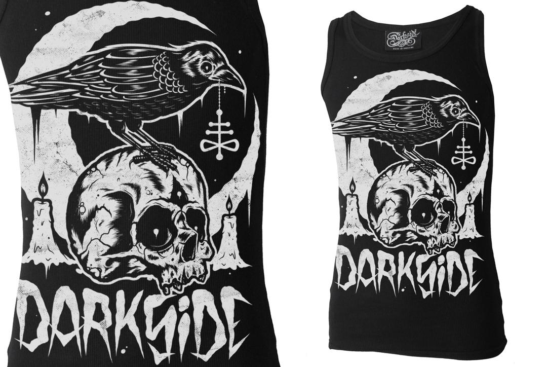 Darkside | Skull Crow Unisex Beater Vest