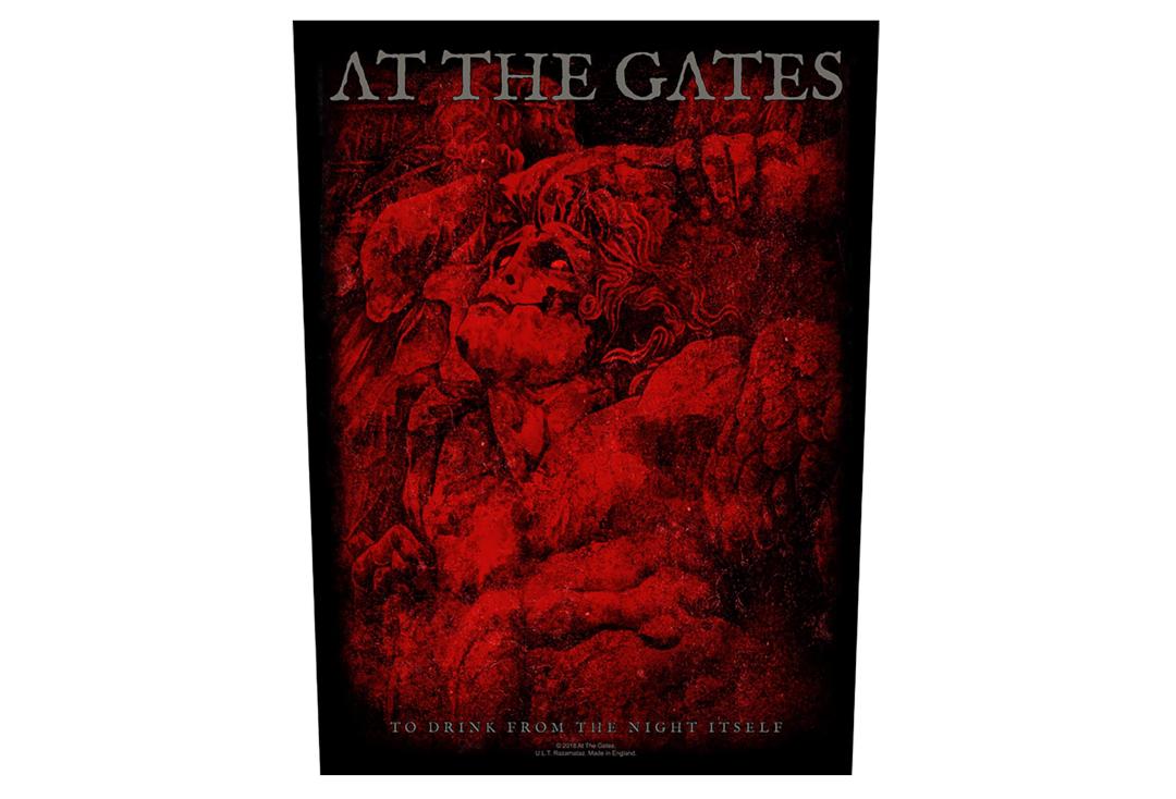 Official Band Merch | At The Gates - To Drink From The Night Itself Printed Back Patch