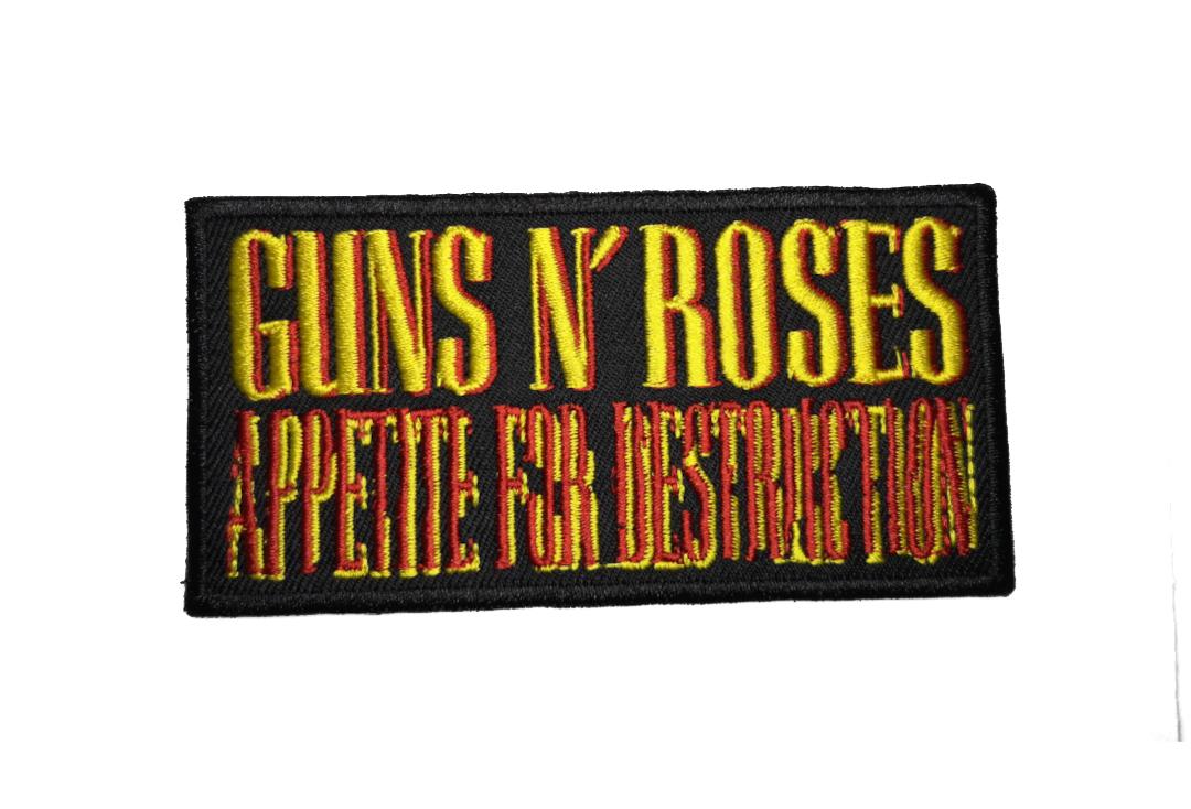Official ~Band Merch | Guns N' Roses - Appetite For Destruction Logo Woven Patch