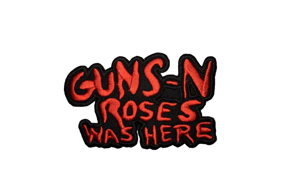 Official Band Merch | Guns N' Roses - Was Here Cut Out Woven Patch