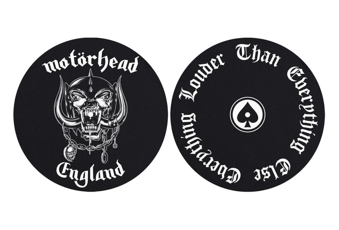 Official Band Merch | Motorhead - England/Louder Official Slipmat Set