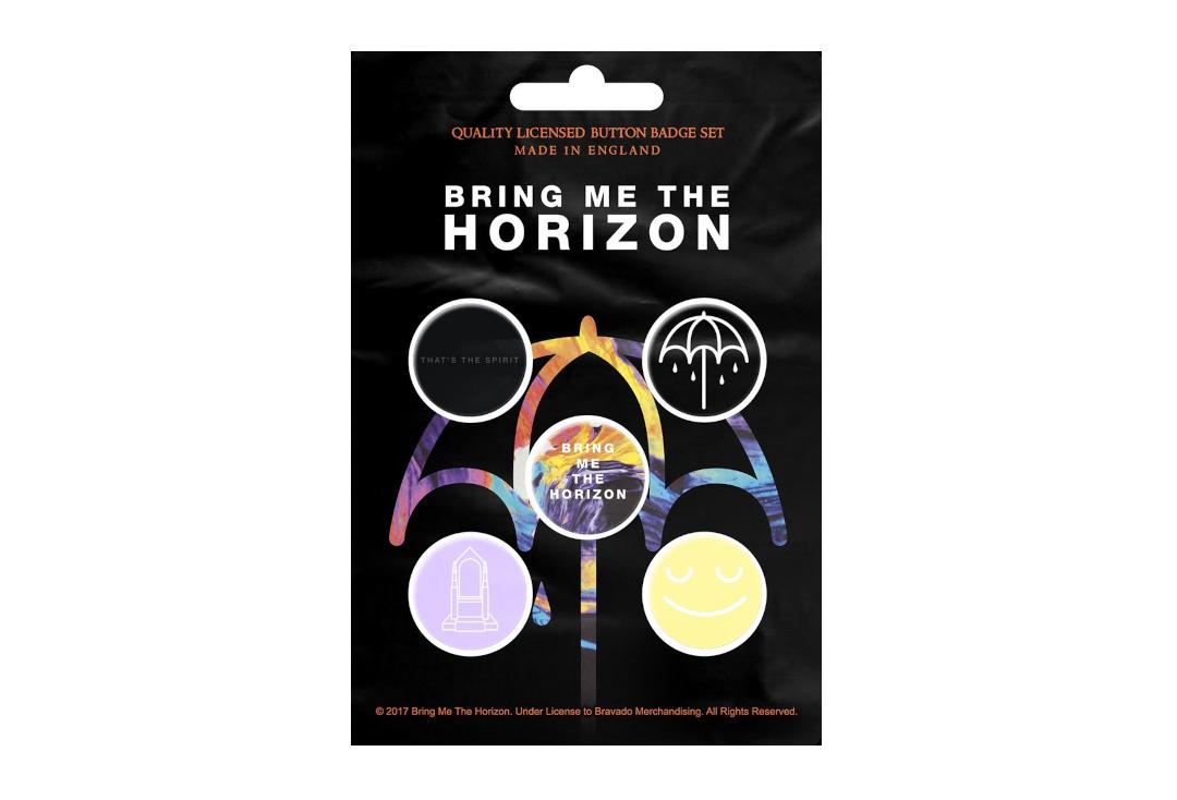 Official Band Merch | Bring Me The Horizon - That's The Spirit Button Badge Pack