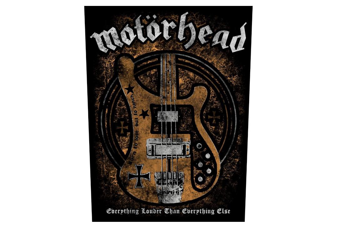Official Band Merch | Motorhead - Lemmy's Bass Printed Back Patch