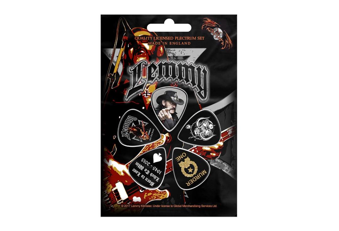 Official Band Merch | Lemmy - Stone Deaf Forever Official Plectrum Pack