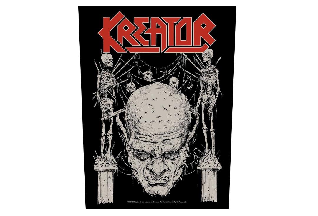 Official Band Merch | Kreator - Skull & skeletons Printed Back Patch