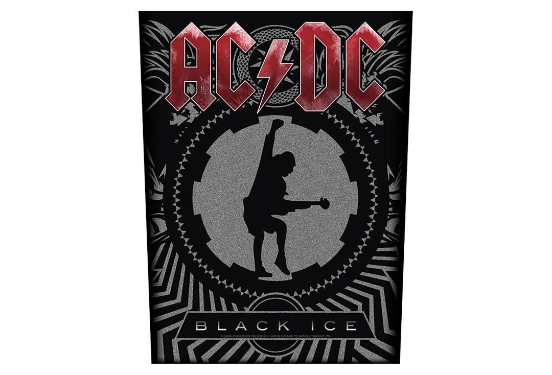 Official Band Merch | AC/DC - Black Ice Printed Back Patch