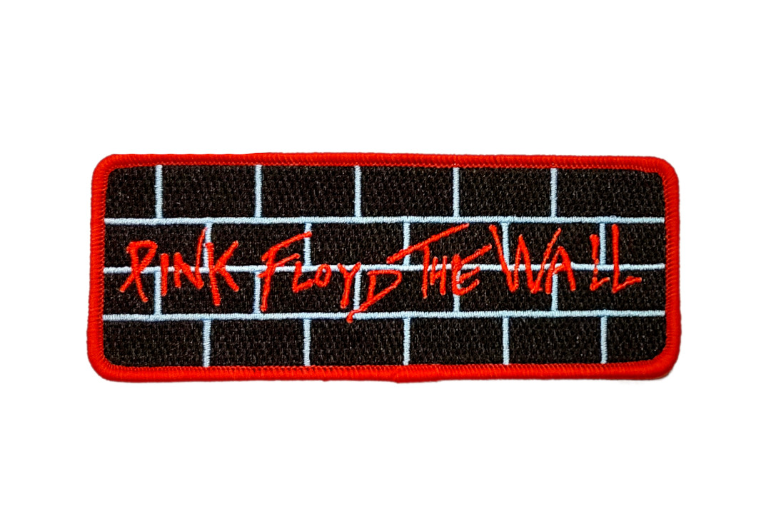 Official Band Merch | Pink Floyd - The Wall Red Woven Patch