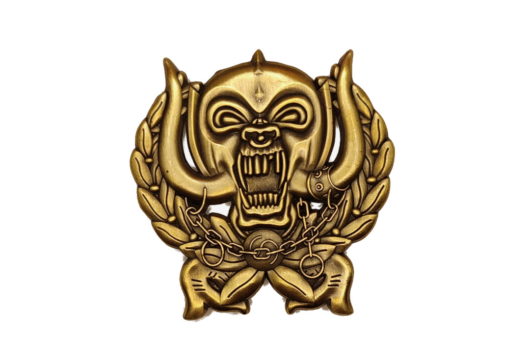 Official Band Merch | Motorhead - Everything Louder Forever Metal Pin Badge - Front