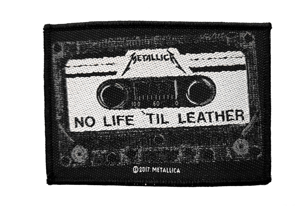 Official Band Merch | Metallica - Metallica - No Life 'Til Leather Woven Patch