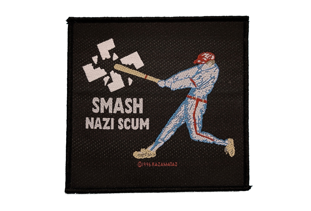 Official Band Merch | Smash Nazi Scum Woven Patch