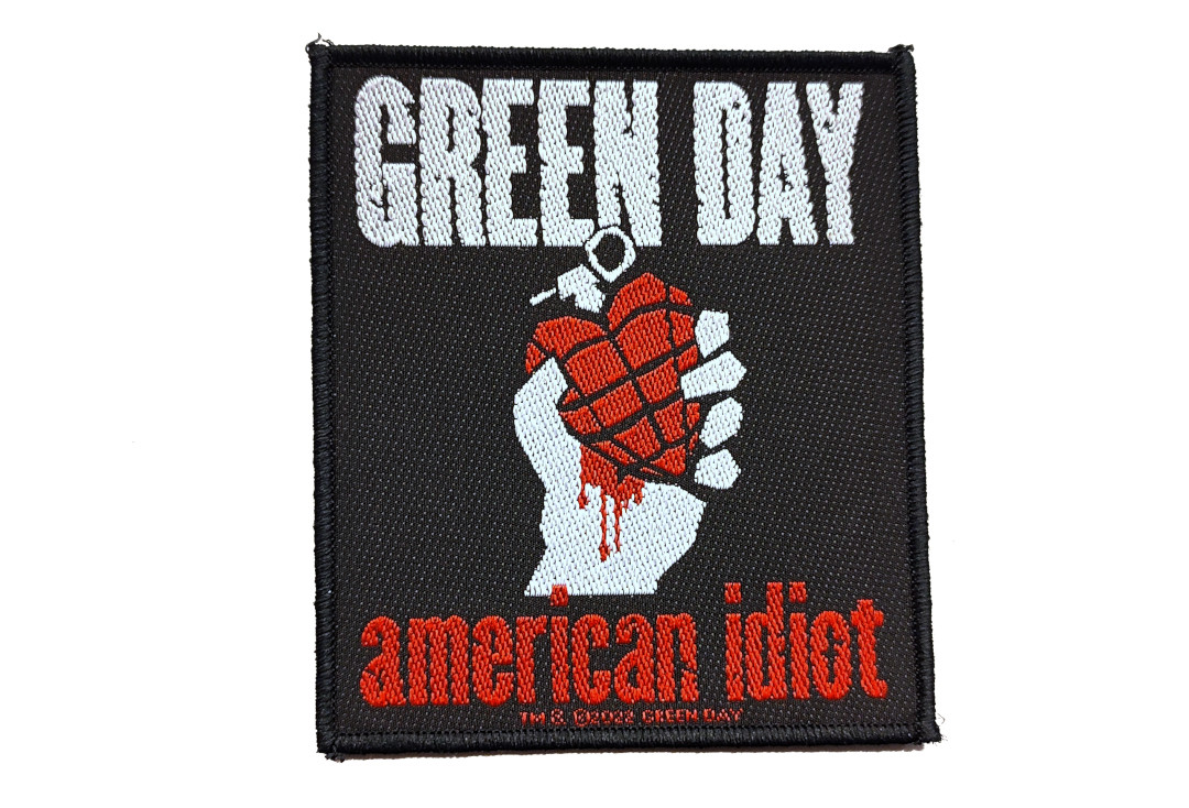 Official Band Merch | Green Day - American Idiot Woven Patch