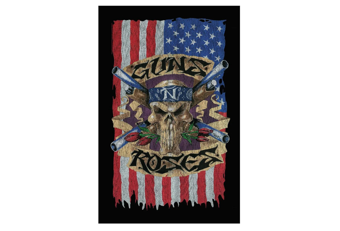 Official Band Merch | Guns N Roses - Flag Printed Textile Poster