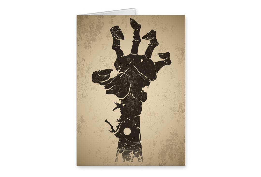 Void Clothing | Zombie Hand Greetings Card