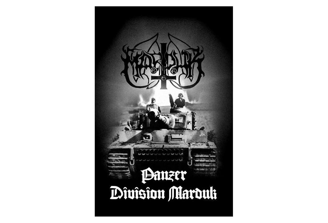 Official Band Merch | Marduk - Panzer Division Printed Textile Poster