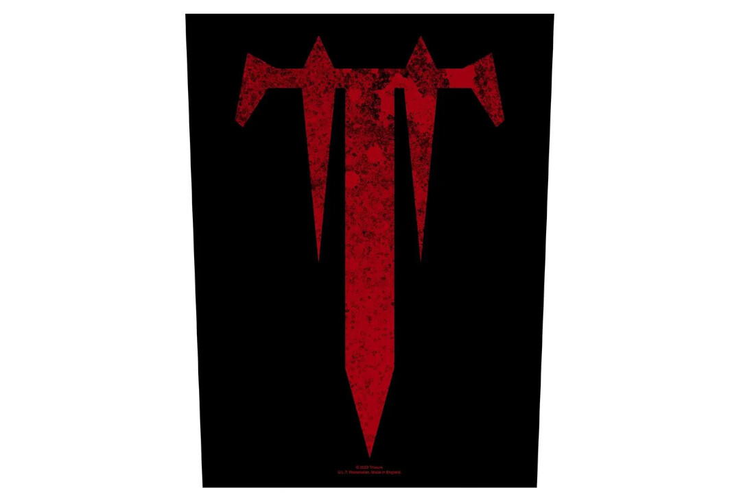 Official Band Merch | Trivium - T Logo Printed Back Patch