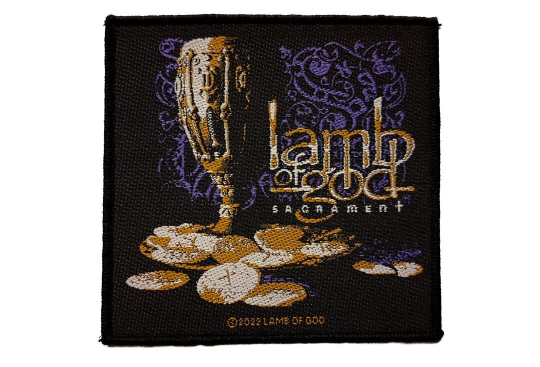 Official Band Merch | Lamb Of God - Sacrament Woven Patch