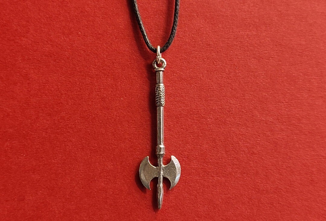 Void Clothing | Double Axe Pewter Pendant