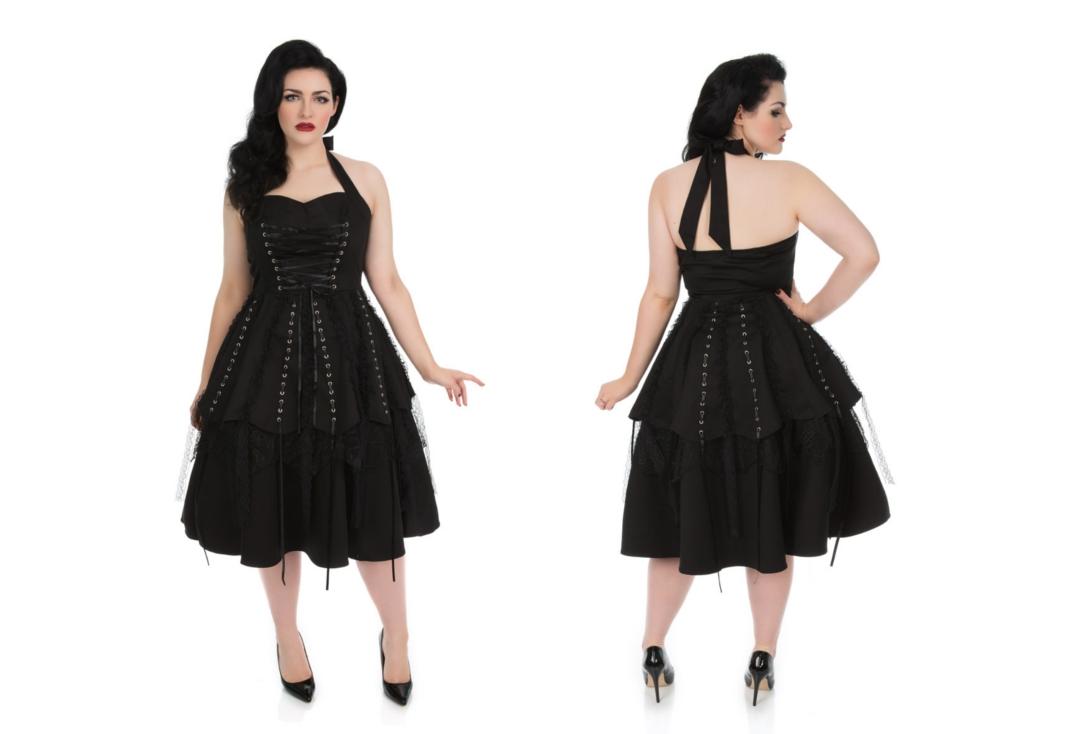 Hearts & Roses | Black Long Laces 6421 Dress