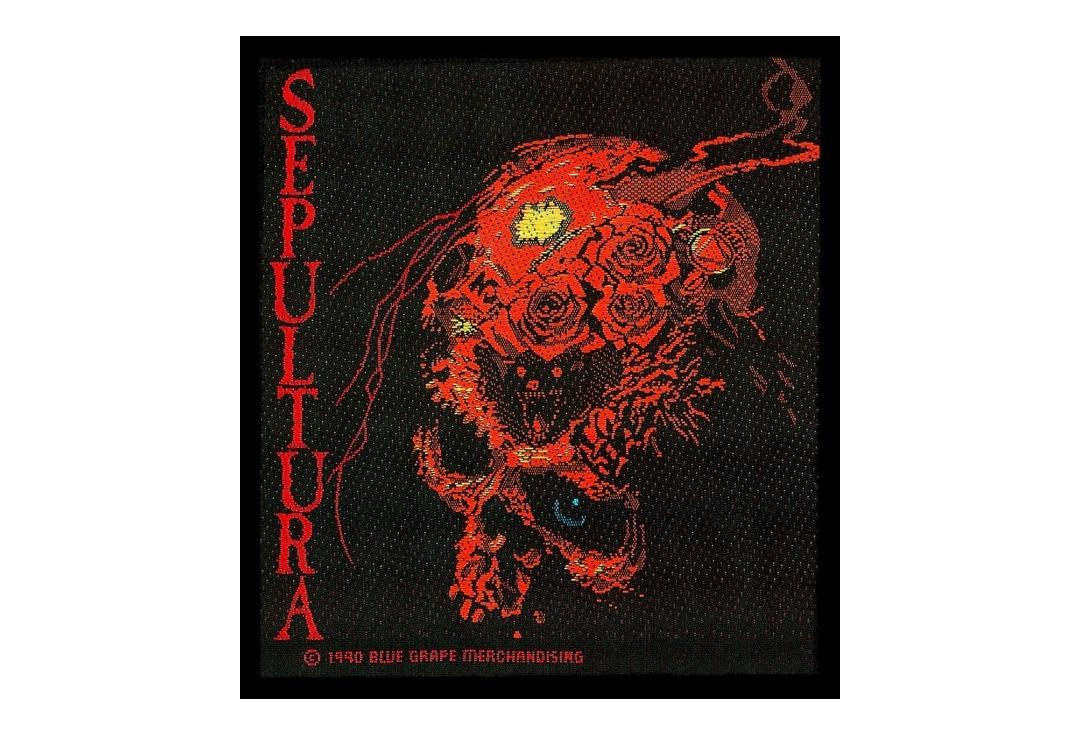 Official Band Merch | Sepultura - Beneath The Remains Woven Sew On Patch