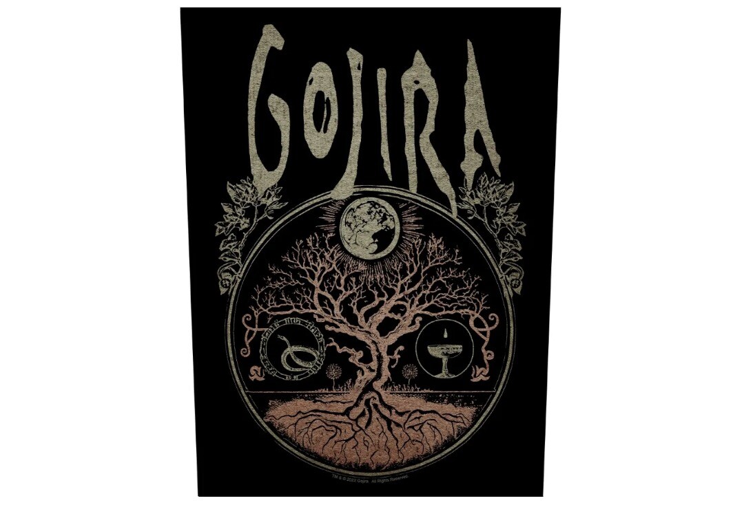 Official Band Merch | Gojira - Tree Of Life Printed Back Patch