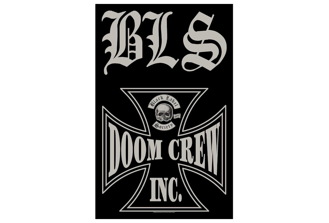 Official Band Merch | Black Label Society - Doom Crew Printed Textile Poster