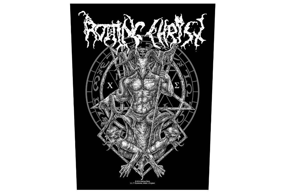 Official Band Merch | Rotting Christ - Hellenic Black Metal Printed Back Patch